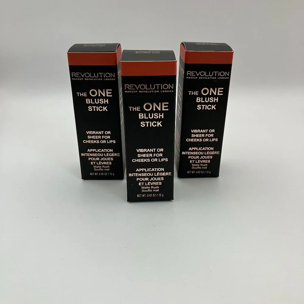 Makeup Revolution The One Fast Base Blush Stick Vibrant Or Sheer For Cheeks Lips